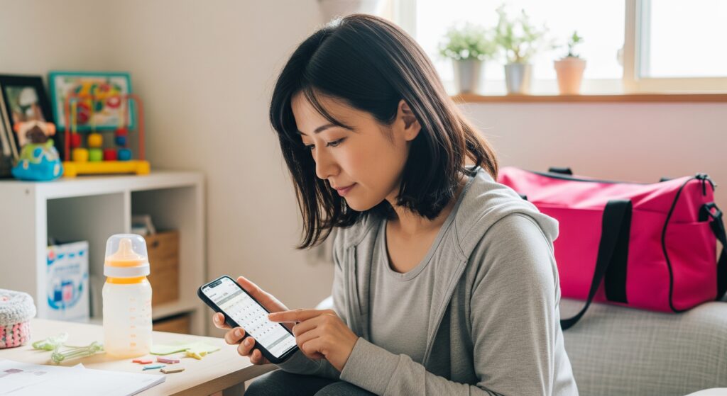 産後ママ向けのジムプログラムでダイエットのスケジュールを組むママ