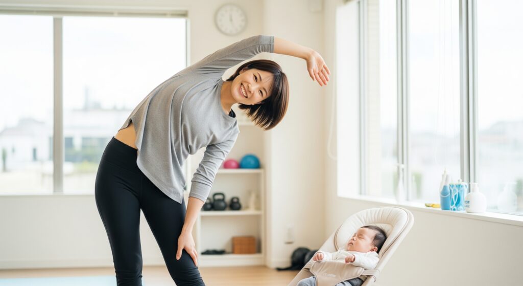 産後ママ向けのジムプログラムでダイエットに成功したママ