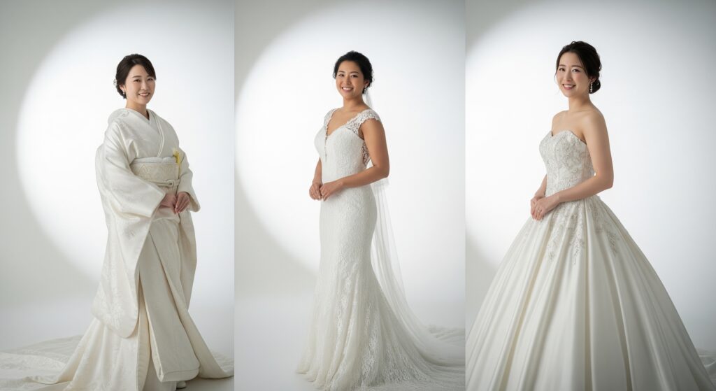 結婚式までに痩せることに成功し、理想の姿で当日を迎えた花嫁たち