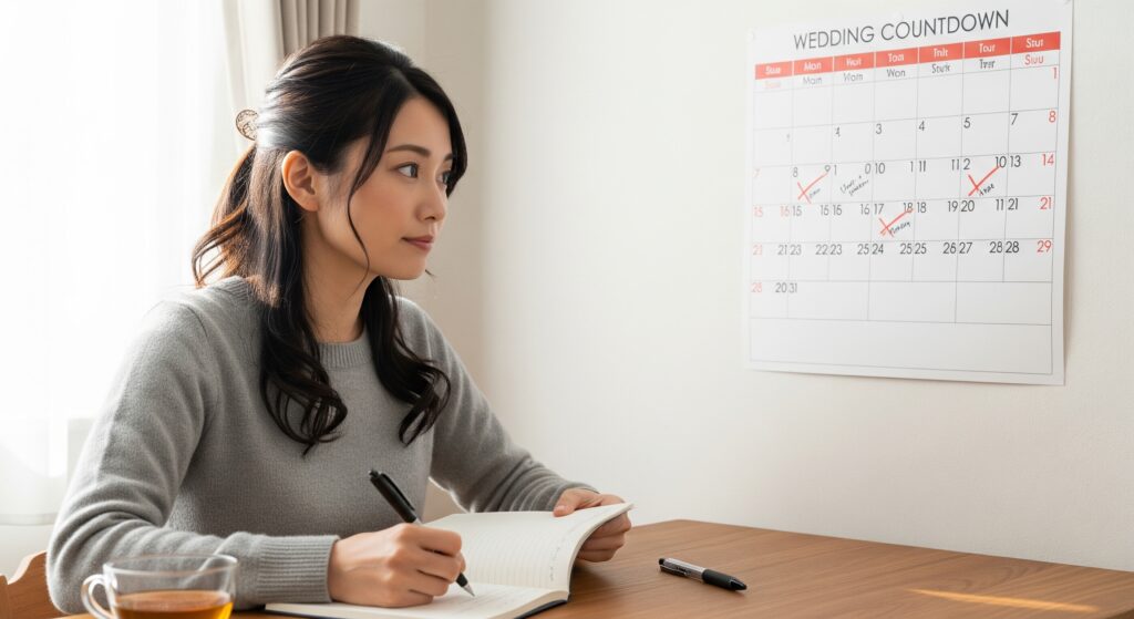 結婚式に向けて20kgのダイエットを計画する花嫁