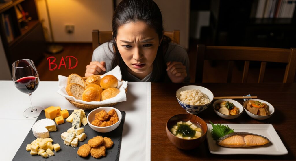 ブライダルに向けてのダイエット用の食事に悩む女性