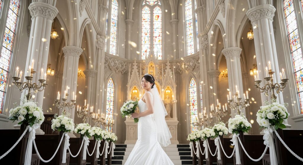 結婚式に向けて20kgのダイエットに成功し、理想の姿で当日を迎えた花嫁