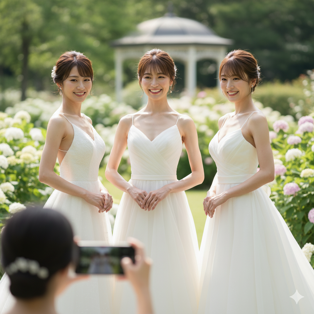 半年間のダイエットで成果を出した先輩花嫁たちの成功イメージ