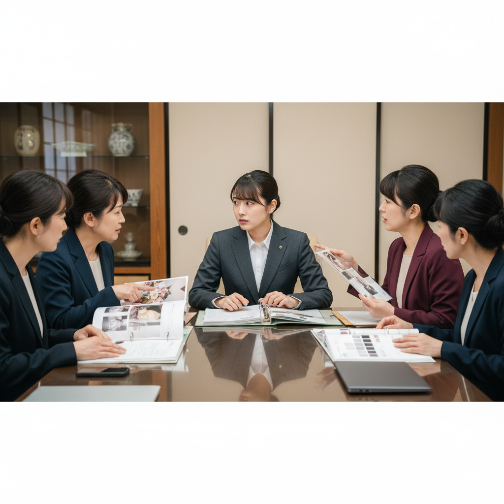 結婚式準備で家族や親族からの口出しに困り、疲れた表情を浮かべる27歳の花嫁