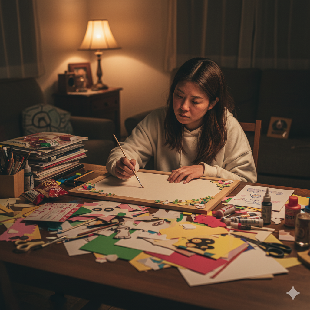 結婚式準備を一人で抱え込み、疲れ切った表情を浮かべる28歳の花嫁